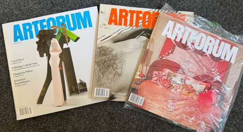 Artforum 2026 magazines bundle - artforum,