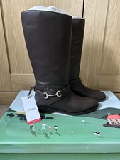 Joules Brown Leather Boots
