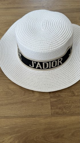 White dior summer boater - white,