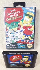 Sega Mega Drive / Genesis The Simpsons Bart Vs The Space Mutants game GC tested
