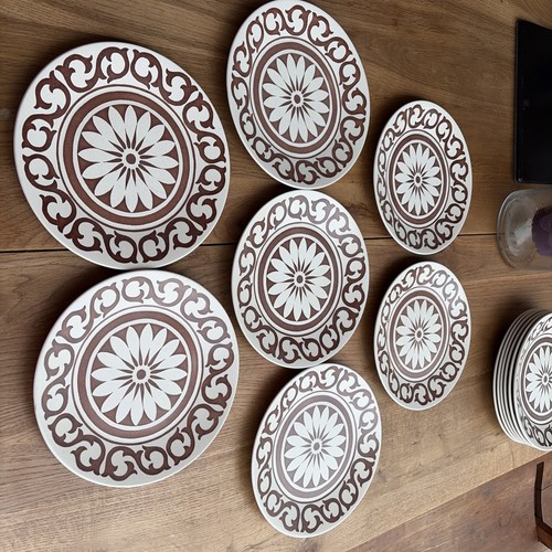 And meakin plates - 7, j