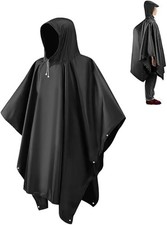 Reusable Rain Poncho for Adult