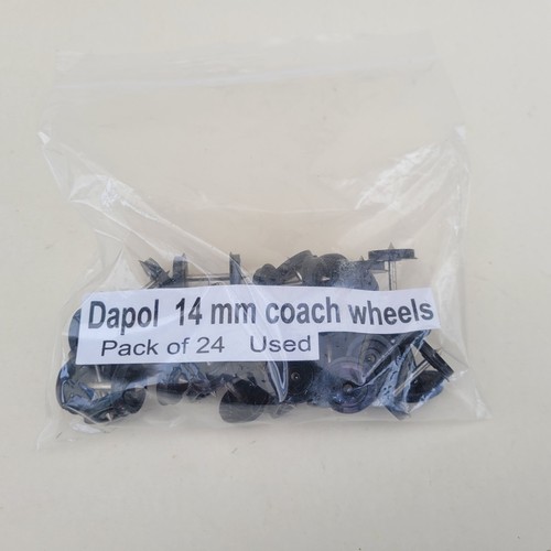 Dapol 14mm coach wheels pack - coach,