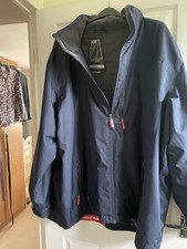 Men’s Helly Hansen Waterproof Insulated Hooded Jacket Size 5XL Navy Blue