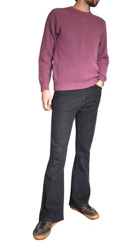 Mens black stonewash - mens, bootcut
