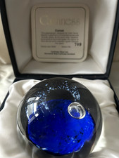 Caithness Paperweight Limited Edition - Comet 709/3000 + Box & Certificate