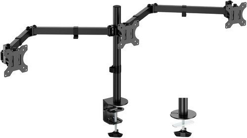 Triple monitor desk - monitor,