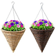 Cone Shape Hanging Basket 12"