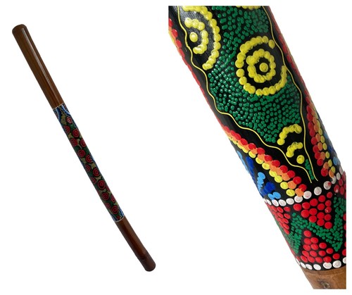 Bamboo painted didgeridoo - didgeridoo,