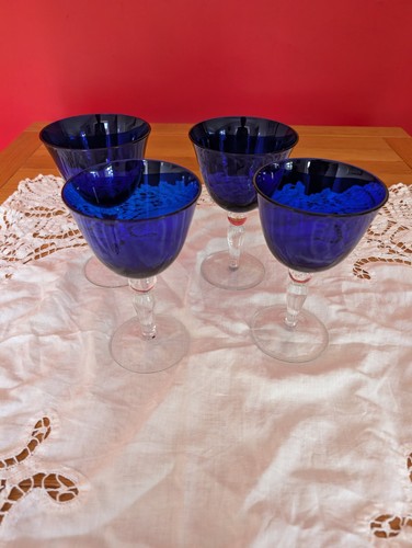 Set vintage hand blown - set, of