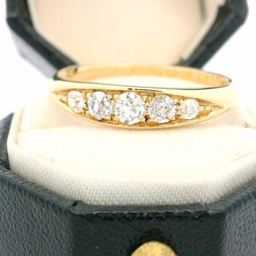 Antique edwardian 18ct gold - edwardian,