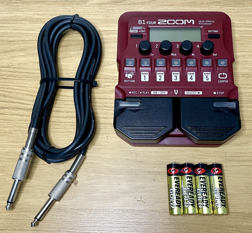 Zoom four bass guitar multi - bass,