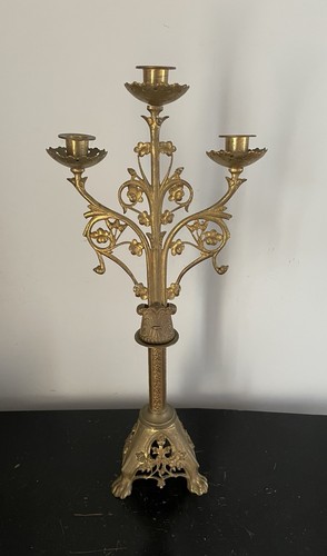 Vintage french gilt gothic - gilt,