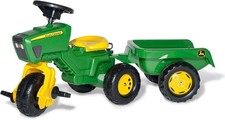 ROLLY TOYS | rollyTrac John Deere with Sound and Trailer | Pedal Tractor | 0527