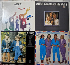 4 x ABBA VINYL LP'S - ABBA THE