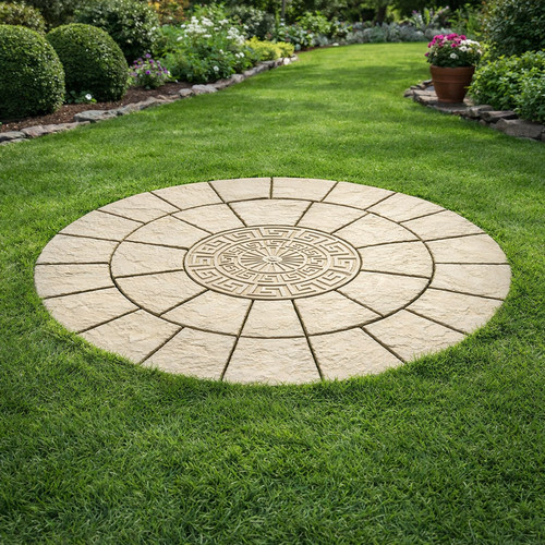 Buff greek keystone - ,
