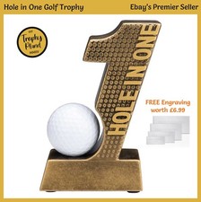 HOLE IN ONE Golf Trophy -