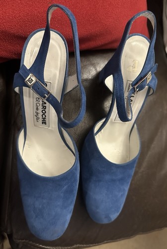 Beautiful royal blue suede - suede, guy