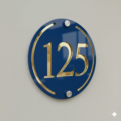 House number plaques - house,