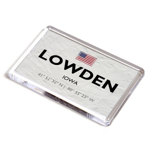 Fridge magnet lowden iowa - -,