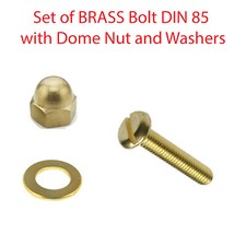 BRASS SLOTTED  PAN HEAD BOLT