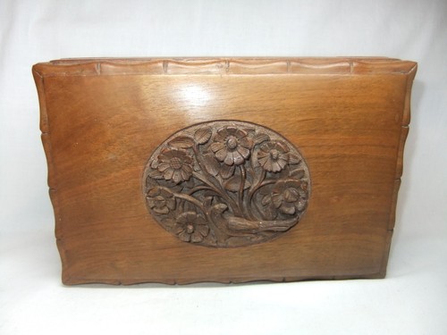 Indian india wood inlaid box - inlaid,