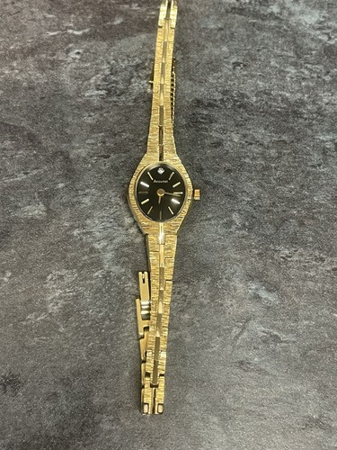 Vintage accurist lb507b - vintage, gold