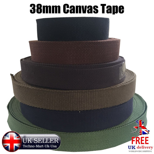 38mm canvas tape - canvas, cotton