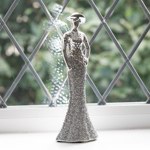 Sparkly lady ornament 31cm - sparkly,
