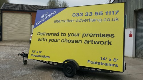 Advertising trailer mobile - trailer, /