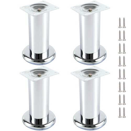 Sofa legs chrome feet - 4x,
