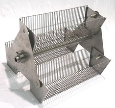 Stainless Hog Roast Spit Machine Carousel Baskets Charcoal or Gas SALE! NOW £139