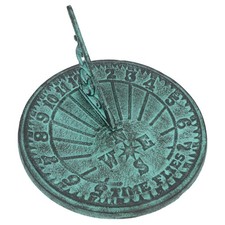 Cast Iron Sundial Antique Sun