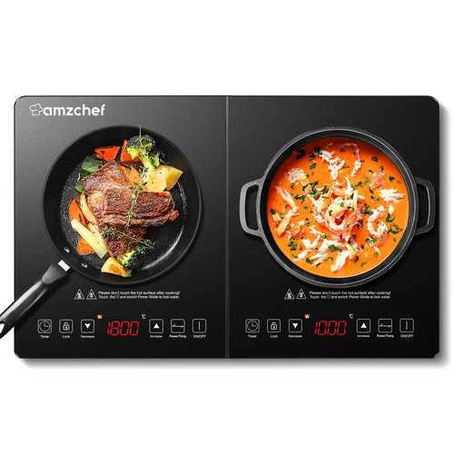 Amzchef double induction hob - amzchef,