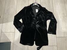Women's Black Velvet Velour