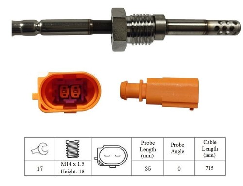 Post dpf exhaust - exhaust, temperature