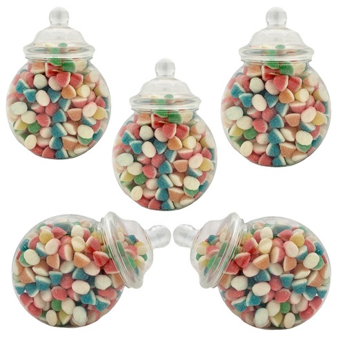 Plastic sweet jars 650ml - plastic,