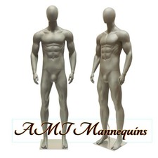 Male Matte Gray Muscular