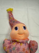 Vintage Refurbished Working Playskool Glo Worm 1980s Glow Face when Hugged