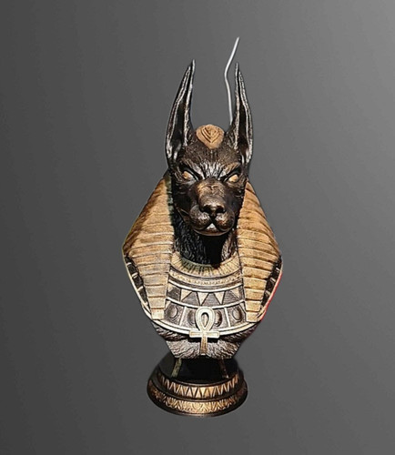 Hand painted egyptian - egyptian, anubis