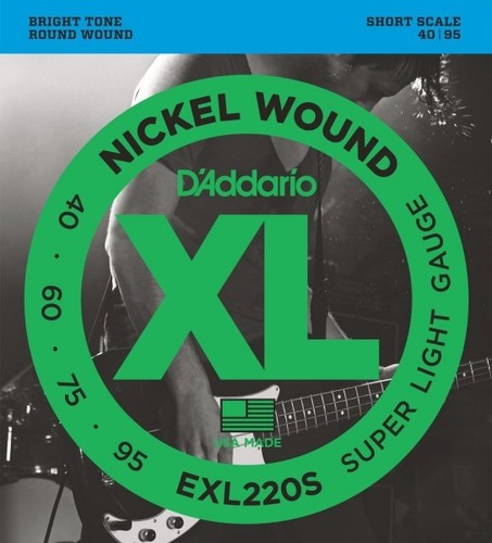 Bass guitar strings addario - bass, d'addario