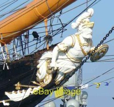 Photo 6x4 HMS Warrior Figurehead Portsea On the ironclad historic ship by c2007