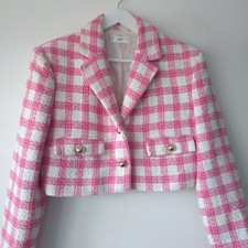Mango Pink And White Tweed