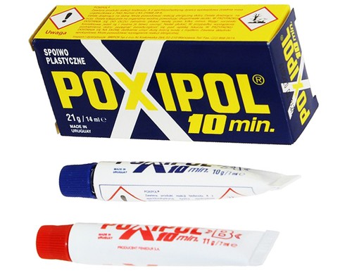New grey poxipol epoxy putty - new,