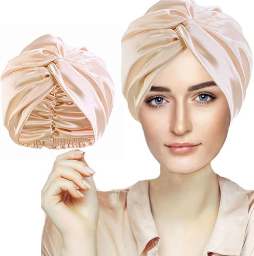 Silk hair bonnet wrap - silk, for