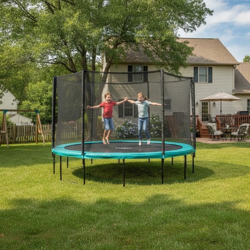 12ft green trampoline - 12ft,