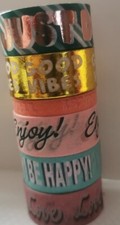 Washi Tape Pack Set Decorative 5x15mm,1x6mm-3 m long