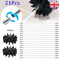 21Pcs Flexible Chimney Sweep