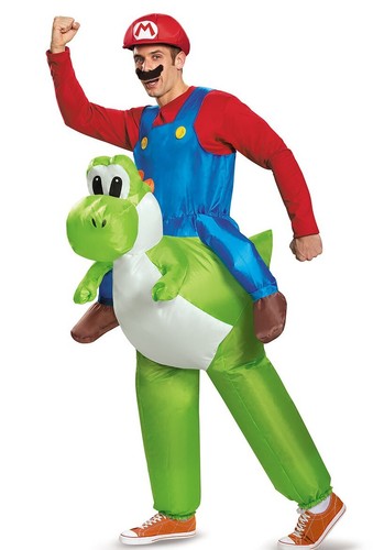 Mens inflatable mario riding - mens,