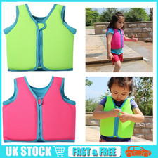 Kids Swim Life Jacket Float Vest Swimming Pool Buoyancy Aid Child WaterSports UK